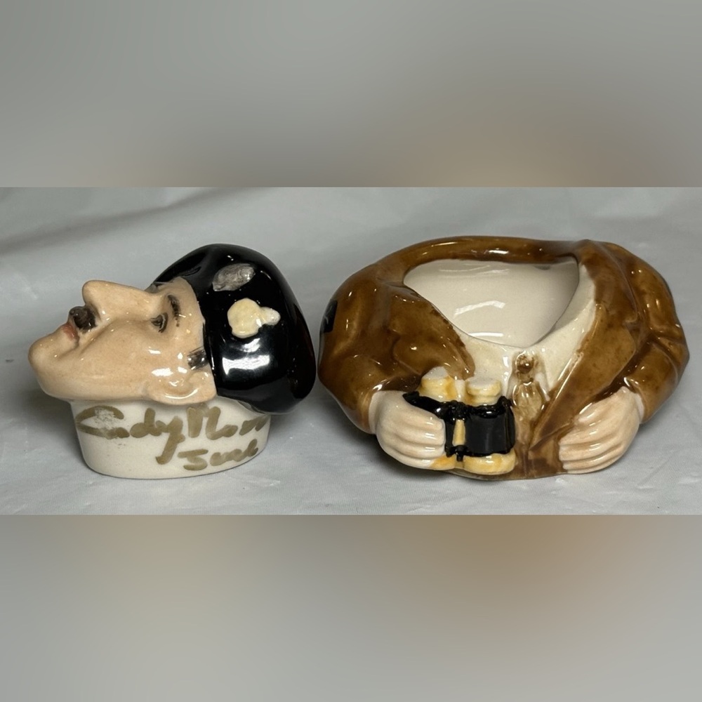 Kevin Francis Face Pot Field Marshall Montgomery Military Dad Signed Rare 2.5" - Picture 6 of 8